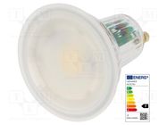 LED lamp; neutral white; GU10; 230VAC; 575lm; P: 6.9W; 120°; 4000K ams OSRAM