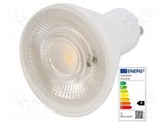 LED lamp; warm white; GU10; 230VAC; 230lm; P: 3.2W; 2700K; CRImin: 80 ams OSRAM