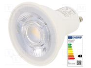 LED lamp; warm white; GU10; 230VAC; 350lm; P: 5W; 36°; 2700K ams OSRAM