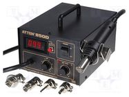 Hot air station; digital,with knob; 280W; 100÷480°C; 3÷23l/min ATTEN