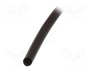 Heat shrink sleeve; 2: 1; 4.8mm; black HELLERMANNTYTON