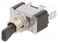 Switch: toggle; Pos: 2; SPST; ON-OFF; 20A/12VDC; TA/TA1A; -20÷85°C SWITCH COMPONENTS