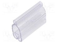 Markers; 8÷16mm; PVC; transparent; -30÷60°C; PT+30; UL94V-0; W: 10mm 