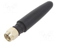 Antenna; 3G,GSM; 3dBi; linear; twist-on,vertical; -20÷80°C; 52mm Quectel Wireless Solutions Co. Ltd.