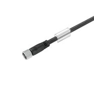 Sensor-actuator Cable (assembled), One end without connector, M8, Number of poles: 3, Cable length: 5 m, Female socket, straight Weidmuller