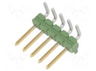 Connector: pin strips; pin header; male; PIN: 5; AMPMODU MOD II TE Connectivity