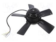 Fan: AC; axial; 230VAC; Ø300x93.5mm; ball; 2650rpm; IP44; Len: 450mm EBM-PAPST