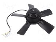 Fan: AC; axial; 230VAC; Ø300x93.5mm; ball; 2650rpm; IP44; black EBM-PAPST