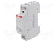 Contactor: 2-pole installation; 16A; 12VAC,12VDC; NC x2; -25÷55°C ABB