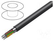 Wire; 10x20AWG; wire; Cu; shielded,Al-PET foil; PE; black; 152m BELDEN