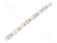 LED tape; white warm; 24V; LED/m: 140; 8mm; IP20; 120°; 9.6W/m KLUŚ