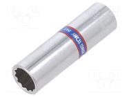 Socket; 12-angles,socket spanner; 10mm; 1/4"; long KING TONY