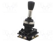 Joystick; Stabl.pos: 1; Leads: connectors 2,8x0,5mm; -25÷70°C 