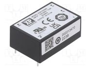 Converter: AC/DC; 10W; 85÷264VAC; Usup: 120÷370VDC; Uout: 5VDC; 80% 