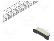 Connector: FFC/FPC; PIN: 5; F52Q; top contacts,ZIF; SMT; 50V; 500mA AMPHENOL AORORA