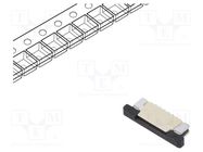 Connector: FFC/FPC; F52Q; PIN: 6; top contacts,ZIF; SMT; 50V; 500mA AMPHENOL AORORA