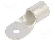 Tip: ring; M6; 70mm2; crimped; for cable; tinned; copper; 6.5mm ERKO