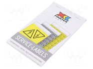 Safety sign; self-adhesive folie,vinyl; black; 16mm; Marking: L2 PARTEX