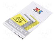 Safety sign; self-adhesive folie,vinyl; black; 16mm; Marking: L3 PARTEX