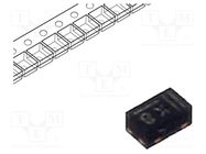 Diode: Zener; 0.25W; 5.6V; SMD; reel,tape; DFN1006-2,SOD882; Ir: 1uA NEXPERIA