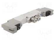 Electromagnetic valve; 2÷7bar; aluminium; HNBR caoutchouc; IP65 SMC