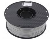 Filament: ABS; 1.75mm; grey; 225÷245°C; 1kg GEMBIRD