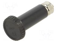 Adapter; 10A; black; 500VAC; UL94V-0; thermoplastic; -40÷85°C; IP40 SCHURTER