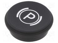 Button; round; Ø21mm; black; 09 