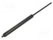 Gas spring; Thread: M6; L: 275mm; Øout: 15mm; Piston diam: 6mm; 100N PNEUMAT