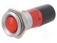 Indicator: LED; red; 230VAC; Ø22mm; 40mcd CML INNOVATIVE TECHNOLOGIES