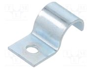 Screw mounted clamp; ØBundle : 14.3mm; Ømount.hole: 5.5mm 