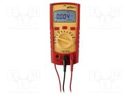 Digital multimeter; LCD; VDC: 1000V; VAC: 1000V; I DC: 600uA÷10A WIHA