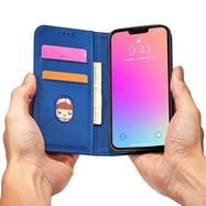 Magnet Card Case for iPhone 13 Pro Max Pouch Card Wallet Card Holder Blue, Hurtel