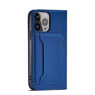 Magnet Card Case for iPhone 13 Pro Max Pouch Card Wallet Card Holder Blue, Hurtel