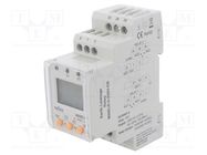 Meter: earth leakage Relay; digital; for DIN rail mounting; LCD SELEC