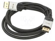 Cable; DisplayPort 1.4,HDCP 2.2; DisplayPort plug,both sides VCOM