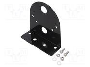 Wall mounting element; black AUER SIGNAL