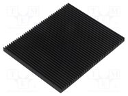 Heatsink: extruded; grilled; black; L: 75mm; W: 90mm; H: 5mm; anodized SEIFERT ELECTRONIC