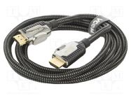 Cable; DisplayPort 1.4,HDCP 2.2; DisplayPort plug,both sides VCOM