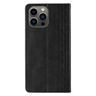 Magnet Strap Case Case for iPhone 13 Pro Max Pouch Wallet + Mini Lanyard Pendant Black, Hurtel