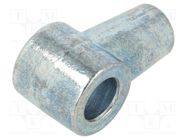 Mounting element for gas spring; Mat: zamak; 10.1mm; Thread: M8 PNEUMAT