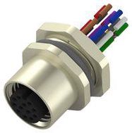 SENSOR CORD, 12P M12 RCPT-FREE END, 7.9"