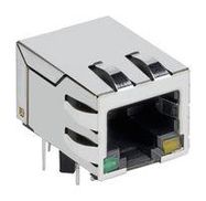 RJ45 CONNECTOR, JACK, 8P8C, 1PORT, TH