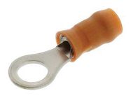 TERMINAL, RING TONGUE, #10, CRIMP ORANGE