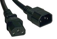 POWER CORD, IEC C14/IEC C13, 2FT, 10A