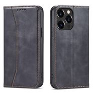 Magnet Fancy Case Case for iPhone 13 Pro Pouch Wallet Card Holder Black, Hurtel