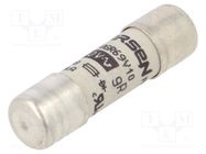 Fuse: fuse; gR,ultra rapid; 10A; 690VAC; 10x38mm MERSEN