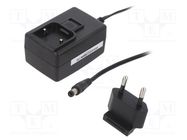 Power supply; ABS,polycarbonate; black; 3A; 5VDC ELATEC