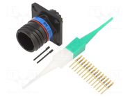 Connector: military; socket; male; PIN: 13; straight; crimped; 5A AMPHENOL AIR