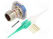 Connector: military; socket; male; PIN: 6; straight; crimped; 5A AMPHENOL AIR